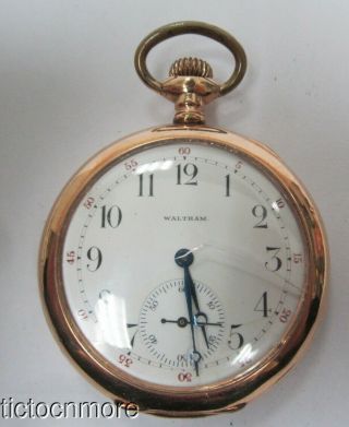 Antique Awwco Waltham Grade No 250 Model 1894 17j Pocket Watch Openface