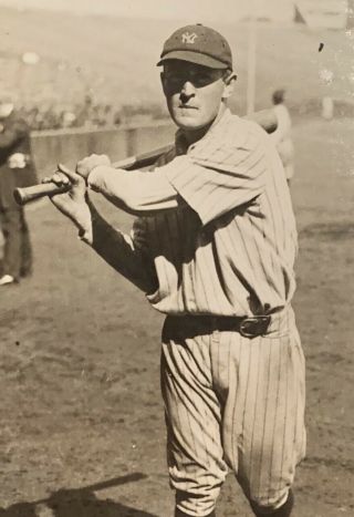 Antique 1923 Hinkey Haines NY Yankees Type 1 Press Photo Baseball & Football PSU 3