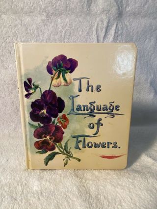 Vintage The Language Of Flowers Hardback Book