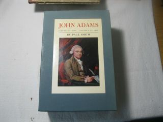 Vintage Books John Adams Illustrated Two Volumes By Page Smith First Edition