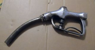 Vintage Buckeye No.  800b Brass Gas Station Pump Handle Or Nozzle