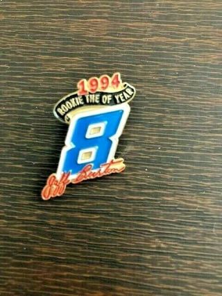 Jeff Burton 1994 Rookie Nascar Hat Pin Vintage 8
