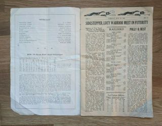 1935 Cheektowaga Kennel Club Buffalo NY Greyhound Racing Program | Dog Track 2