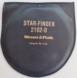 Weems & Plath Star Finder And Identifier Nautical Instrument Navigation 2102 - D