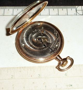 E Howard Keystone Antique American Pocket Watch Series 7 Model 1908 Circa 1911