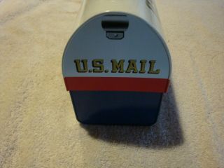 Vintage Antique U.  S.  Mail Lunchbox with Thermos Aladdin Wonderful 2