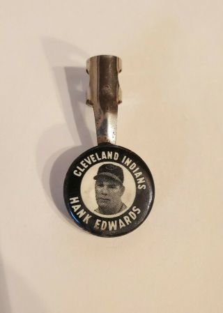 Vintage 1948 Cleveland Indians Hank Edwards Pencil Clip Topper World Series