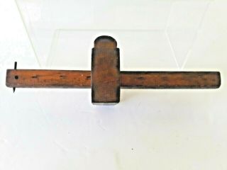 Vintage Stanley No.  82 Wood Mortise Marking Gauge Scribe 6 " Measuring Tool