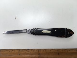 Joseph Allen Sheffield Victorian Civil War Era Antique Quill Folding Knife