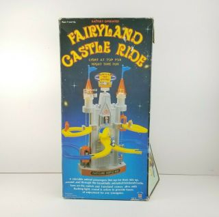 Vintage Dah Yang Toys 2031B Fairyland Castle Ride Battery Operated Light Up 2