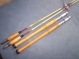 2 Vtg Antique Montauk Tss Custom Built 2011 Saltwater Fishing Rods Pole