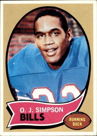 O.  J.  Simpson 1970 Topps 90 Rc Rookie Bills Ex/mt,  64574
