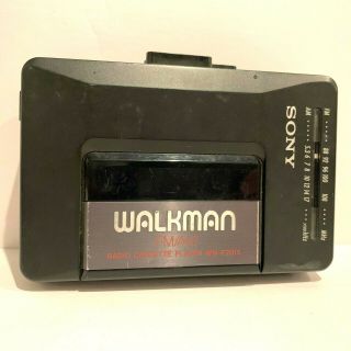 Vintage Sony Walkman Wm - F2015 Stereo Cassette Player Fm/am Radio