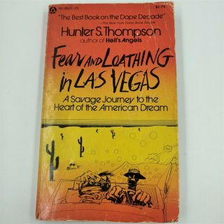 Vintage Fear And Loathing In Las Vegas Hunter S Thompson Paperback Book