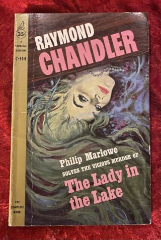 Lady In The Lake Raymond Chandler Vintage 1959 Philip Marlowe Noir Pulp Book