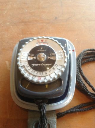 Vintage Gossen Pilot LIght Meter Made in Germany with Hard Case Collectible 2