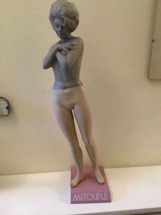 French Art Deco/mid century Nude Lady Shops Display Figure Mitoufle 2