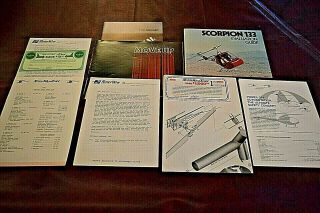 Helicopter,  Rotoway,  1983,  Brochure,  Exec,  Order Form,  Prices,  Plans,  Scorpion