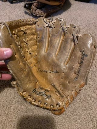 Vintage Mickey Mantle Rawlings Baseball Glove Gj 99.  Very