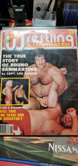 Vintage Pro Wrestling Illustrated Magazines (2) From 1979 2
