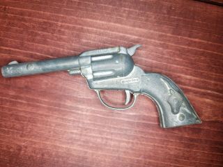 Vintage 1950s Hubley Tex Cap Diecast Toy Gun Made In The Usa Cowboy Western Play