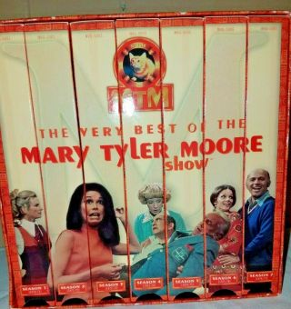 The Very Best Of Mary Tyler Moore Show1997 Season 1 - 7 Vhs Tapes Set Vintage