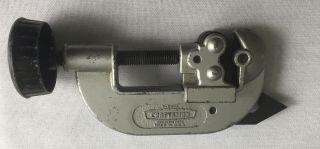 Vintage Craftsman Pipe Tube Tubing Cutter 1/8 " - 1 " Diameter 9 - 5533 Made In Usa