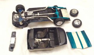 model car annual kit,  built,  falling apart.  mpc 1975 - 76 - 77 Chevy Camaro 3