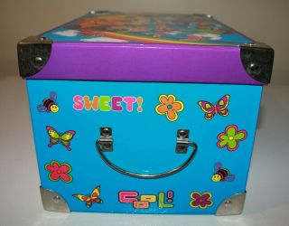 Vintage Lisa Frank 3 Hippie Girls Photo Storage Box Chest Trunk 3
