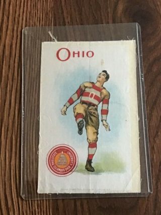 1910 S22 Murad Ohio State University Football Tobacco Silk