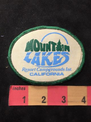 Vintage Mountain Lakes Resort Campground California Patch 89nb