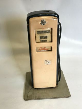 Gilbarco Vintage Toy Gas Pump Wood