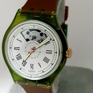 Swatch Automatic Watch The Originals Sag100 Gran Via - 1991 Vintage
