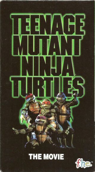 Teenage Mutant Ninja Turtles - The Movie Vhs 1990 Judith Hoag Elias Koteas Vtg