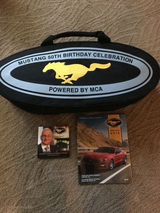 Vhtf Mustang 50th Birthday Goodie Bag With Dvd And Program