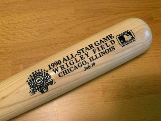 1990 All - Star Game Wrigley Field Commemorative Bat Rawlings Chicago Cubs
