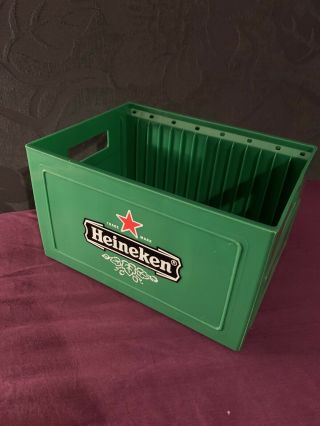 Vintage Heineken CD Rack Beer Crate Style Green - Home Bar Man Cave 3