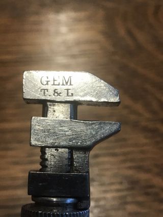 Antique Salesman Sample Miniature Gem T & L Tower & Lyon Monkey Wrench 2