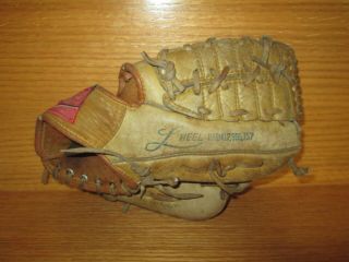 Rawlings Baseball Glove Rht Gj99 Mickey Mantle Lheel Pat.  No.
