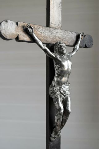 ⭐ Antique Religious Cross,  Crucifix With Skull Bones,  Made 18 - 19 Th Century⭐