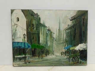 Really Old Painting Oil On Canvas Signed John Bampfield