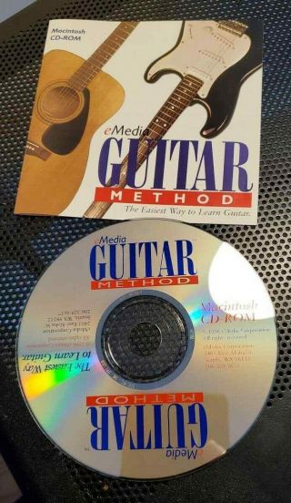 Vintage Guitar Method Emedia For Mac Macintosh 1996 Cd - Rom