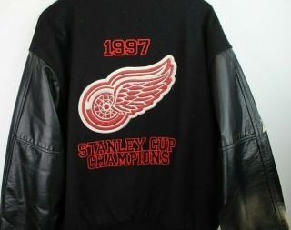 Vintage Detroit Red Wings 1997 Stanley Cup Champion Varsity Nhl Hockey Jacket Xl