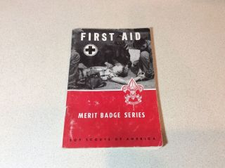 Vintage 1964 Boys Scouts Of America - Merit Badge Series First Aid Booklet
