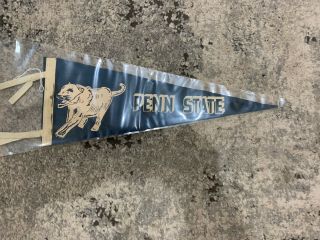 1940’s Penn State Nittany Lions Felt Pennant 18”