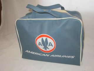 Vintage American Airlines Carry On Travel Bag Beares Mfg