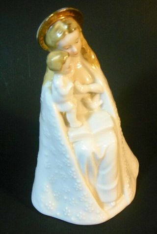 Antique German Porcelain MADONNA Child Virgin Mary Baby Jesus Catholic Christian 2