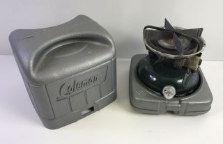 Vintage 1988 Coleman Model 508 Camping Cook Stove W/ Carry Case