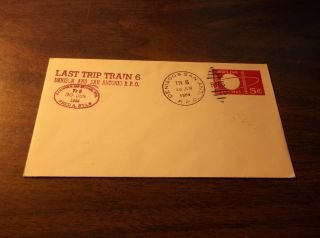 June 1964 Mkt Missouri Kansas Texas Train 6 Rpo Last Run Souvenir Envelope