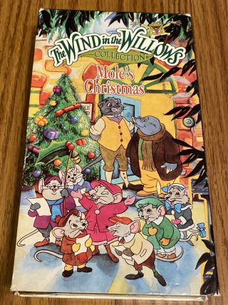 The Wind In The Willows: Mole’s Christmas Vhs Vintage Christmas Video (21.  L)